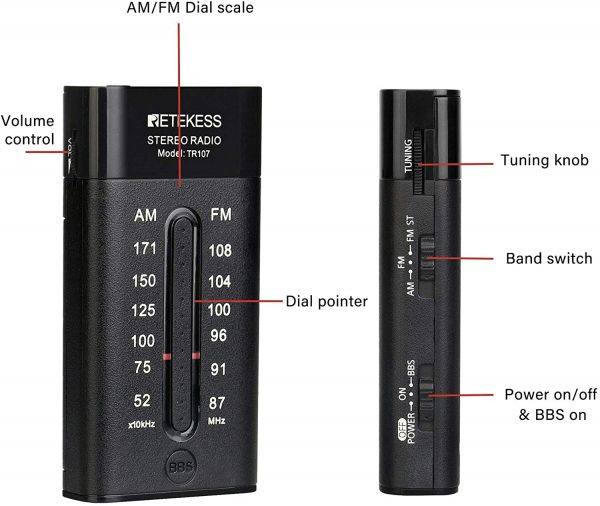 Retekess TR107 Tragbares Radio – Bild 9